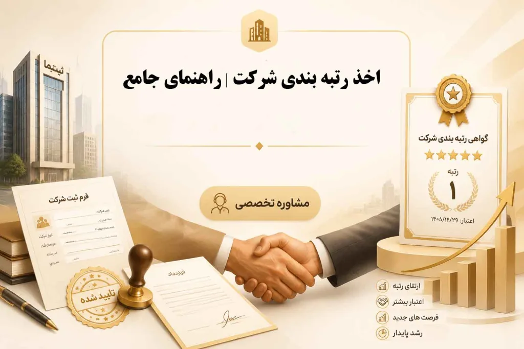 اخذ رتبه بندی شرکت | راهنمای جامع