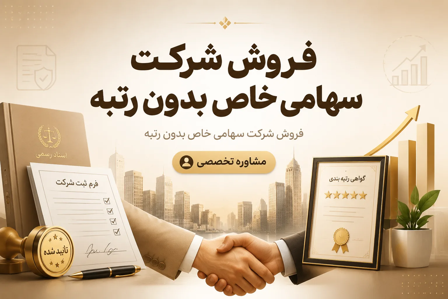 فروش شرکت سهامی خاص بدون رتبه